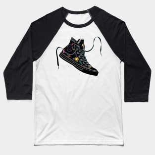 Sagittarius high tops - Pastel &amp; black Baseball T-Shirt